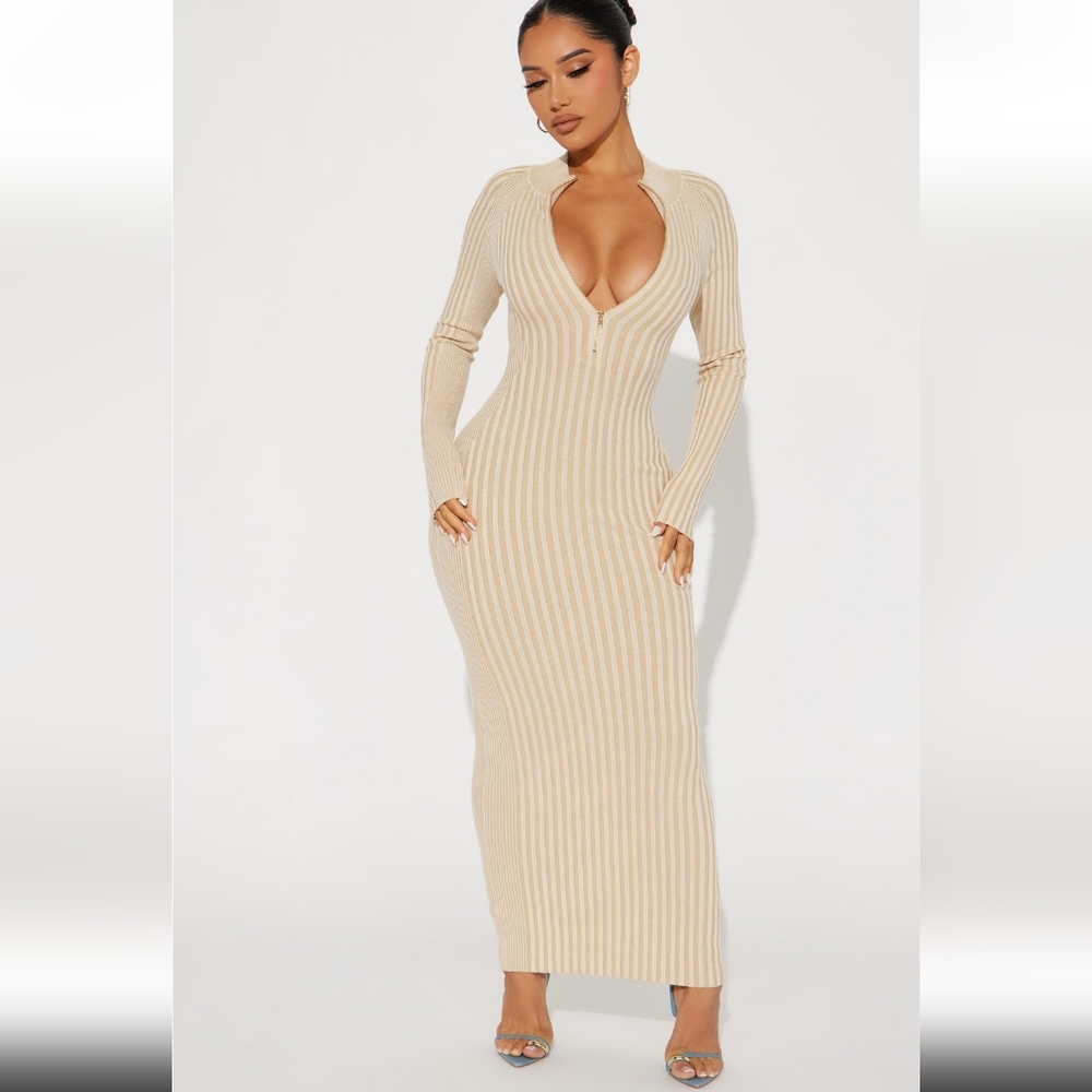 "Keeping You Warm" Sweater Knit Maxi Dress